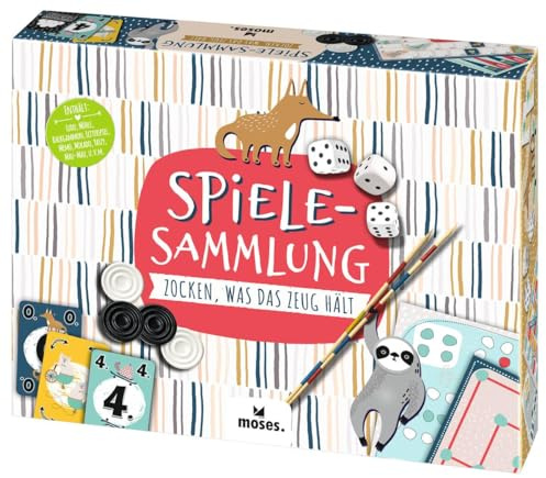 moses. Verlag GmbH 90353 für die ganze Familie | Spiele-Klassiker im modernen Design | Perfekt zum Verschenken, White