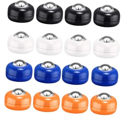 harayaa 16 Stück Shuffleboard Pucks, Curling Pucks, Ersatz 25 Mm Tischspiel Pucks