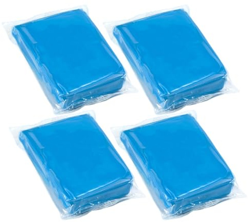 Reinigungsknete Auto, 4 x 100g Reinigungsmasse Lackreinigungsknete für Autolack, Felgenreinigung & Insektenreste – Auto Knete Reinigung für Autos Motorräder Caravans Autowäsche
