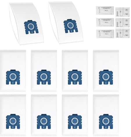 Pure Realm 16 Stück Zubehörset für Miele GN 3D Staubsauger S2 S4 S5 S6 S8340 Staubsaugerbeutel, Complete C2/C3, Classic C1, Staubsauger Filtersack (10 Beutel inkl 3 Abluftfilter & 3 Motorschutzfilter)