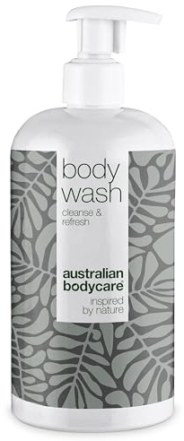 Teebaumöl Duschgel 500 ml mit Teebaumöl bekannten Terpineol von Australian Bodycare. Für Unreine, Trockene Haut, Juckreiz, Körpergeruch, Pilz & Akne