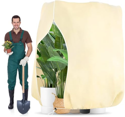 KENPOJO Winterschutz Pflanzen AußEn, 180x120cm 70g/m² Winterschutz Für KüBelpflanzen, Reißfest