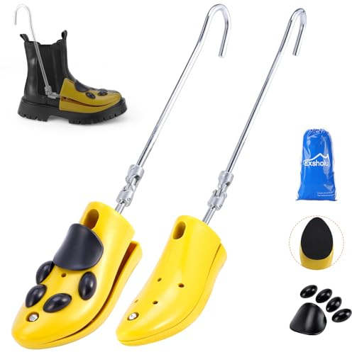 Exshoiu Schuhspanner, Schuhdehner für Stiefel, Stiefeldehner für Füße, Ein Paar Verstellbare Schuhdehner Schuhweiter Stiefeletten Herren und Damen