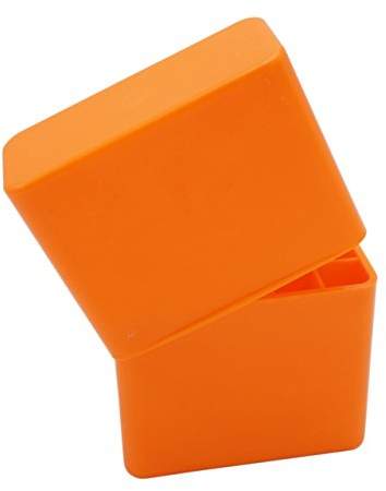 WPW Patronenbox für große Kaliber 10 Stück orange mit Klappdeckel