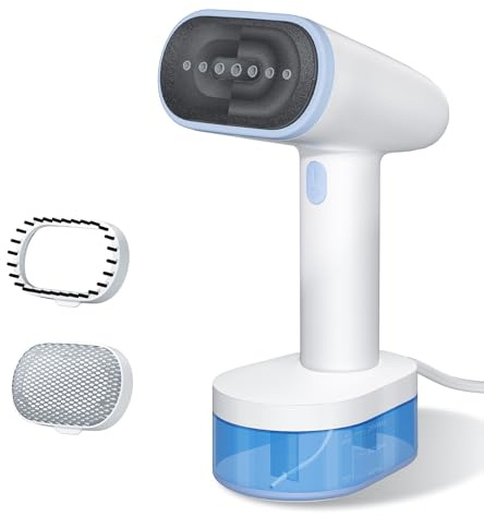 YASHE Dampfglätter für Kleidung, Handlicher Tragbarer Dampfglätter, 250ml Großes Fassungsvermögen, 1600W, 25s Schnelles Aufheizen, Automatische Abschaltung, Selbstreinigungsfunktion, Mini-Größe