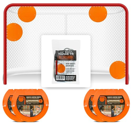 Top Shelf Targets Sniper Magnetische Zielscheiben für Hockey und Lacrosse, 20,3 cm, 4 Stück