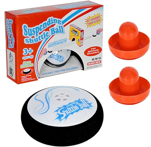 YIXANNX Air Hockey Hover Puck Tabletop Action Spiel für Kinder ABS Air Hockey Tabletop Action Spiel Pucks und Paddel