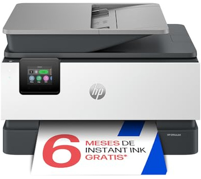 HP OfficeJet Pro 9120e Multifunktionsdrucker, 6 Monate gratis drucken Instant Ink inklusive, Drucker, Scanner, Kopierer, Fax, WLAN, LAN, Duplex, Airprint, Grau-Weiß