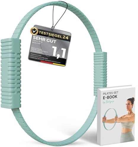 NEOLYMP Pilates Ring – Effektiver Fitnessring für Core-Training, Arme, Beine & Beckenboden – Pilatesring mit rutschfesten Softgrip-Silikon-Griffen für sicheren Halt – Pilates Zubehör