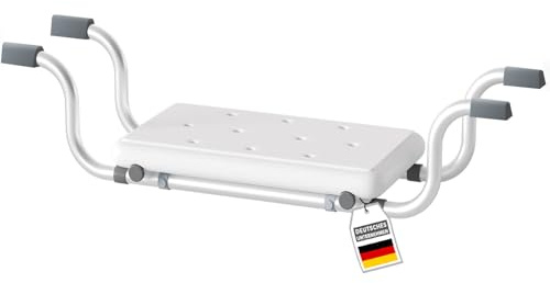 KARAT Badewannensitz - Levi - Verstellbarer Badesitz bis 150 kg belastbar aus Aluminium