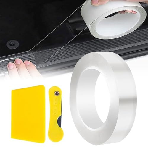 Lackschutzfolie für Auto,Lackschutzfolie Transparent,Steinschlagschutzfolie,Lackschutz Folie,Schutzfolie Fahrradrahmen,Selbstklebende Schutz Folie für Auto,Rahmenschutzfolie Fahrrad (3cm)