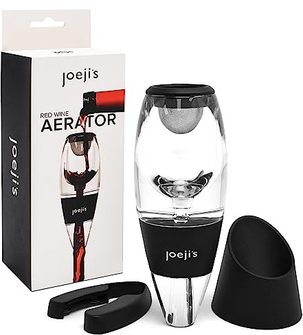 Weinbelüfter mit Ständer Edelstahlfilter – Joeji's Kitchen Dekanter Set