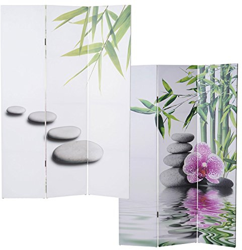 Mendler Foto-Paravent T234 Kho Samui - 170x120cm | Paravent, Raumteiler, Trennwand, MVG-Zertifiziert