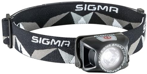 Sigma Headled II | Stirnlampe mit 4 Leuchtmodi | wiederaufladbare, batteriebetriebene Stirnleuchte