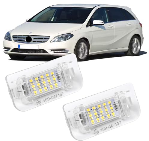 REINKO LED Kennzeichenbeleuchtung License Plate Light Replacement passt für Mercedes B Klasse W242 W246