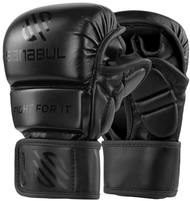 Sparring-Handschuh (Groß/X-Groß, Alles schwarz)