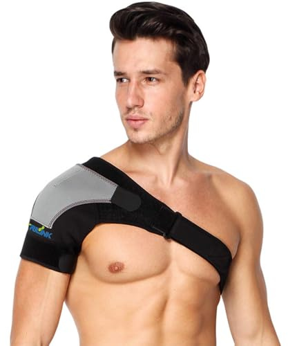 Schulterbandage für Herren und Damen – Verstellbar, Komfortabel & Leicht, Schulterstütze Ideal für Schmerzen, Verspannungen und Extra-Stabilität, Einheitsgröße für Alle (Rechts)