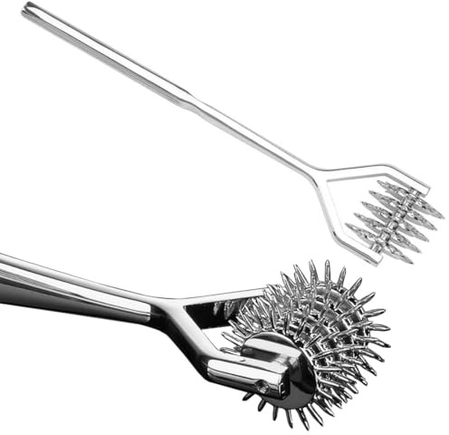 Nervenrad Sex Federkitzler Nadelrad Flirten für Paar Exquisite Nervenräder BDSM Spielzeug Nervenrädchen nach Nadelroller Sexspielzeug Frau bdsms Toys Männer und Frauen Sex Spielzeug für Paare (5 Rad)