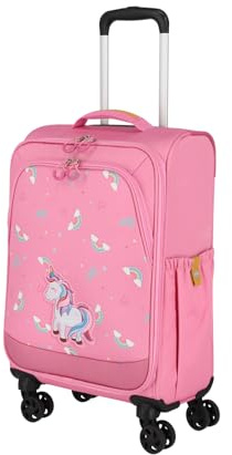 Travelite Kinderkoffer mit 4 Rollen für Mini-Weltentdecker, Handgepäck Kindertrolley MINIMOVER aus recyceltem Polyester, 55 cm, 2,0 kg