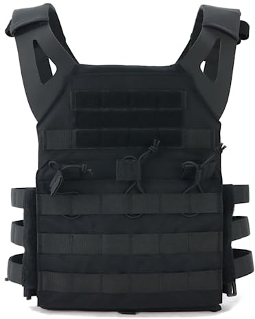 ACEXIER Taktische Weste Leichte JPC Schnellverschlussweste Airsoftweste für Outdoor-Paintball-Schießen Kriegsspiel