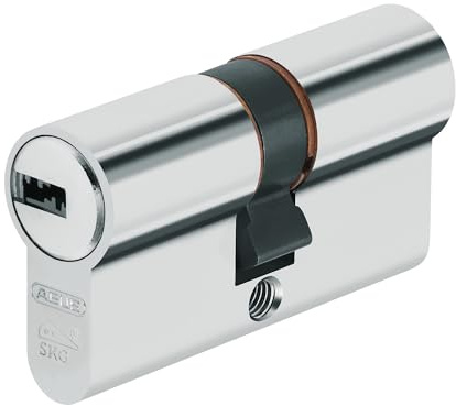 ABUS Profilzylinder XP20SN 28/34 mit Sicherungskarte & 3 Schlüsseln | Not- & Gefahrenfunktion, Anti-Schlagtechnik, 12 Schließelemente in 3 Stiftebenen, Bohrmuldenschlüssel