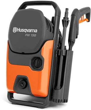 Husqvarna PW 130 Hochdruckreiniger | 130 Bar, 465 L/h Durchflussmenge, Metallpumpe, 6m Schlauch