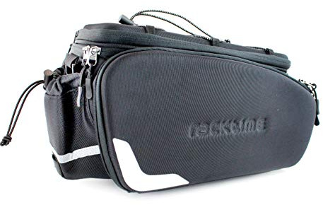 Racktime Unisex – Erwachsene Odin Fahrradtasche, schwarz, 13 L + 10 L