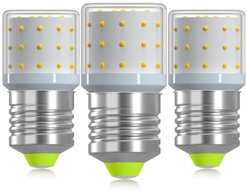 E27 LED Lampe Warmweiß, 6W 806LM Edison LED Glühbirne E27 Ersatz 60W Halogenlampe Energiesparlampe Kleine LED Klar Hell AC100-265V Nicht Dimmbar Leuchtmittel für Schlafzimmer Wohnzimmer,3er-Pack