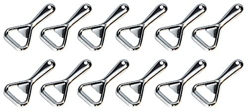 Westmark Set mit 12 Flaschenöffnern/Kapselhebern für Flaschen mit Kronkorken, Stahl/Metall, Silber, 109422E3