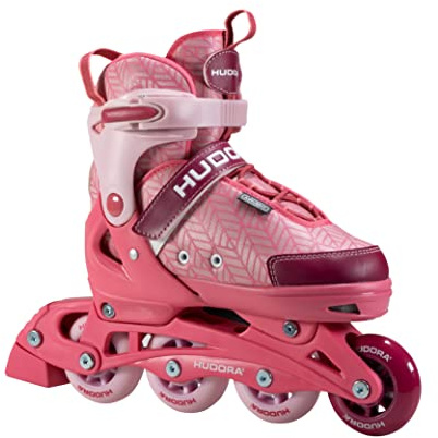 HUDORA Inline Skates Mia 2.0, Pixie - Inliner für Kinder/Jugendliche & Erwachsene in Größe 37-40 - Roller Skates bis zu 4 Größen verstellbar - Bequeme & stilvolle Rollerskates