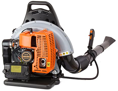 chennnls 65CC Benzin-Rückenlaubbläser, 2-Takt 3,6 PS Laubbläser Gartenbläser Luftkühlung, zum Blasen von Blättern, Sand, Kies und Schnee.
