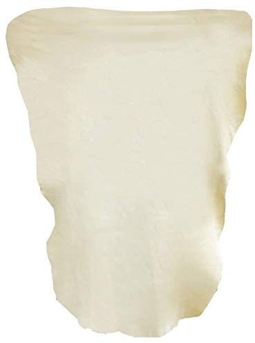 KAHEIGN Auto Naturleder Natur Chamois, 60 x 90cm Auto Reinigungstuch Echtem Hirschleder Autoleder Handtuch Profileder Trockenleder für Haus und Autos