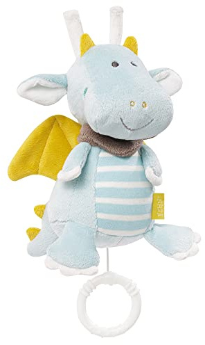 Fehn Spieluhr Baby Einschlafhilfe Drache - Spieluhr mit herausnehmbarem Spielwerk zum Aufhängen - Schlafhilfe Melodie "Schlaf Kindlein schlaf" - Musikspielzeug für Babys & Kinder ab 0+ Monaten