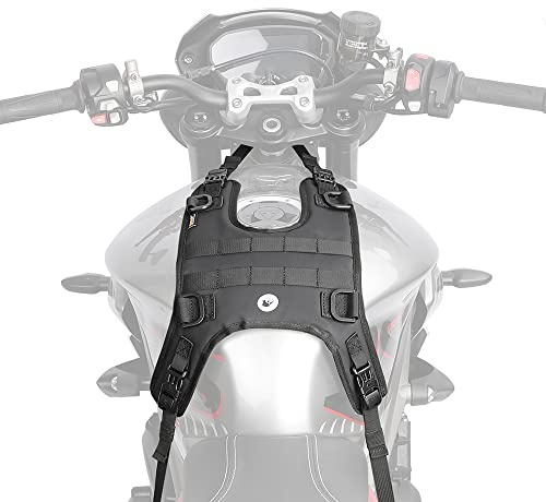 Rhinowalk Motorrad-Tankrucksack/Stoßstangentasche, universelle Satteltaschen-Montagebasis