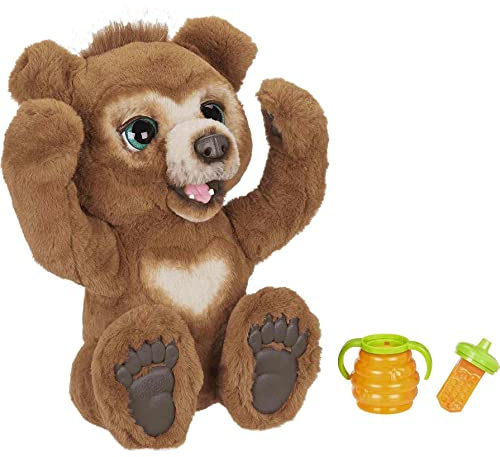 FurReal Cubby, Mein Knuddelbär, interaktives Plüschtier, ab 4 Jahren Braun