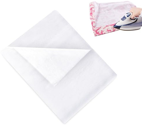 Lociban Bügelvlies Stoff 300 x 100 cm, Einlagestoff zum Aufbügeln, Bügeleinlage leichtes Gewicht, Aufbügelbarer Einlagestoff für Bügelfalten Nähhandwerk Basteln Heimwerken