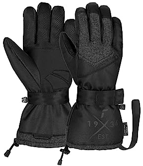 Reusch Snowboardhandschuhe Herren & Damen | warm |mit Handflächenpolsterung | wasserdicht, atmungsaktiv & robust, Winterhandschuhe für Snowboard & Ski, Größe 6,5-11, Baseplate R-TEX XT