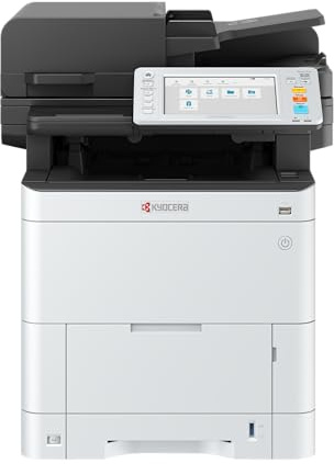 Kyocera Ecosys MA3500cix Farblaserdrucker Multifunktionsgerät, Duplex-Einheit, 35 Seiten pro Minute Drucker Scanner Kopierer, Multifunktionsdrucker mit Touchpanel, Gigabit LAN, Mobile Print