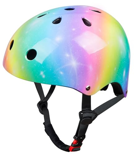 MHJY Fahrradhelm Kinder Helm Kinderhelm Mädchen Skaterhelm Scooter and Ride Helm Jungen Fahrrad Helm Radhelm Größe Einstellbar für 3-8-14 Jahre
