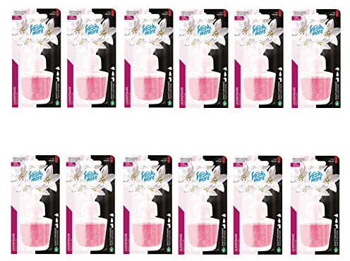 Fresh & More Nachfüllflakons für Duftstecker (12er Pack) 19ml Lilienstrauss