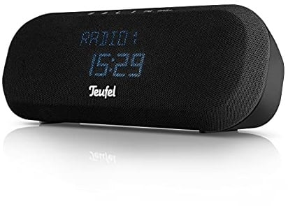 Teufel Radio ONE HiFi-Wecker - Bluetooth Lautsprecher mit DAB+/FM-Radio, Weck-Funktionen, Sleeptimer - Schwarz