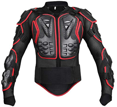 Ges Motorradjacke, Körperpanzer, Oberkörperschutz, für Motorcross, Motorradrennen, Schutzausrüstung