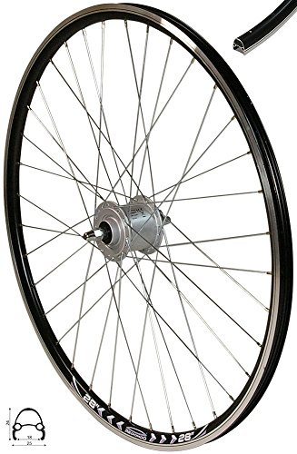 Redondo 28 Zoll Vorderrad Laufrad Schwarz Hohlkammer Felge Nexus DH-C3000 Nabendynamo