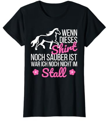Reit Damen Reitbekleidung Damen für Pferdeliebhaber - Pferde T-Shirt