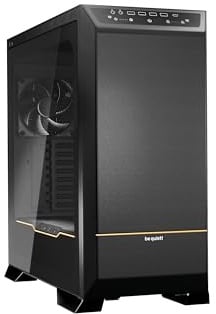 be quiet! Dark Base Pro 901 Black ATX Midi Tower PC Gehäuse, ARGB | 3X Silent Wings 4 PWM Lüfter, Touch-sensitives I/O-Panel, invertiertes Layout möglich, ARGB-Beleuchtung, Radiator bis 420mm