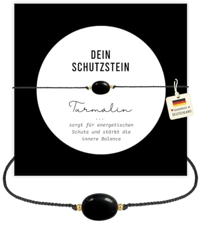 happymaker - Edelstein Armband Damen, handgefertigt in Deutschland mit Goldperlen, Geschenkkarte und Geschenkverpackung, Mutmacher Geschenk