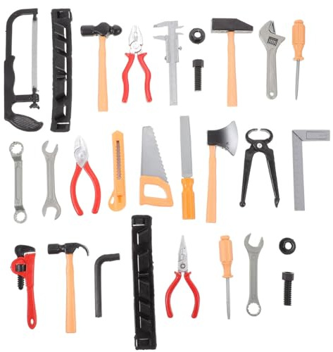 Garneck 2er Set Werkzeugkoffer – Robustes Werkzeug Für Ab 2 Jahren – Ideal Für Kreatives Und Fantasievolles Handwerken – Hochwertiges Kunststoff Zubehör