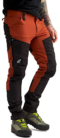 RevolutionRace Herren RVRC GP Pro Pants, Hose zum Wandern und für viele Outdoor-Aktivitäten, Rusty Orange, L
