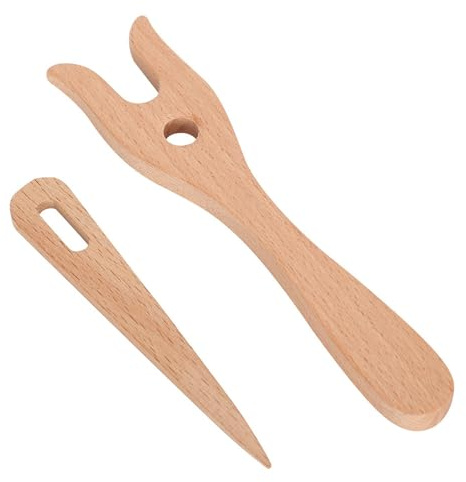 ZPSHYD DIY Strickwerkzeuge Holz Strickgabel, DIY Weben und Flechten Werkzeug für Armbänder und Halsketten
