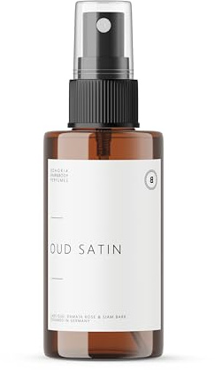 BOHORIA® Haarparfum Oud Satin - Hair Perfume mit orientalisch-holzig-blumigem Duft - pflegende vegane Formel, ohne Silikone, für alle Haartypen geeignet - (100 ml, Oud Satin)